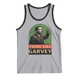 Think Like Garvey Tank Top Civil Rights Leader Gift TS12 Athletic Heather Black Print Your Wear