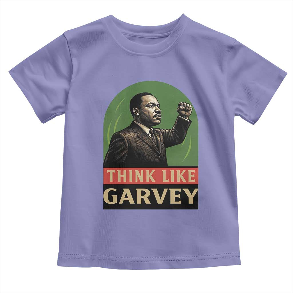 Think Like Garvey Toddler T Shirt Civil Rights Leader Gift TS12 Violet Print Your Wear
