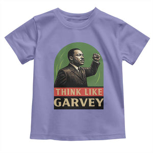 Think Like Garvey Toddler T Shirt Civil Rights Leader Gift TS12 Violet Print Your Wear