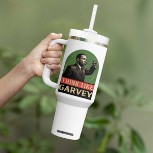 Think Like Garvey Tumbler With Handle Civil Rights Leader Gift TS12 Print Your Wear