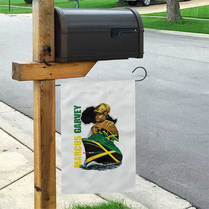 Marcus Garvey Jamaica Pride Garden Flag One God One Aim One Destiny TS12 Print Your Wear