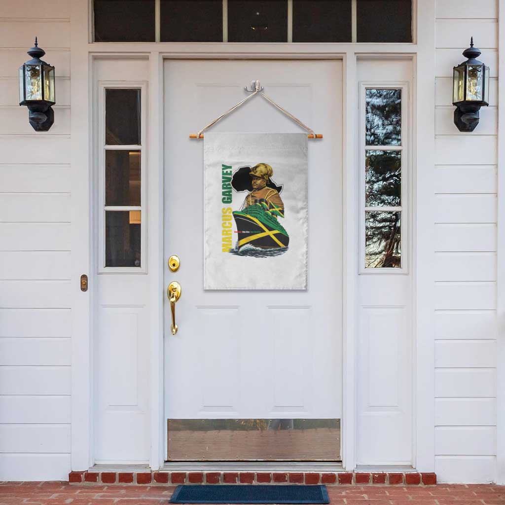 Marcus Garvey Jamaica Pride Garden Flag One God One Aim One Destiny TS12 Print Your Wear