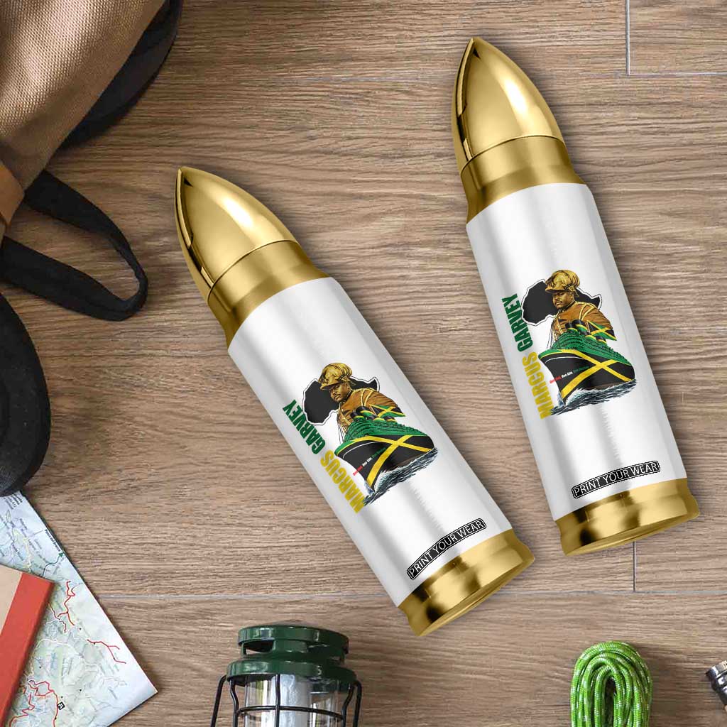 Marcus Garvey Jamaica Pride Bullet Tumbler One God One Aim One Destiny TS12 Print Your Wear