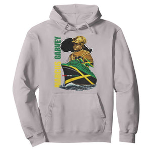 Marcus Garvey Jamaica Pride Hoodie One God One Aim One Destiny TS12 Ice Gray Print Your Wear