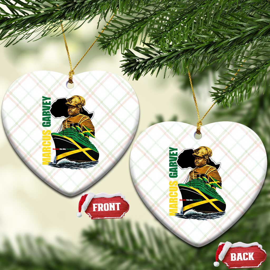 Marcus Garvey Jamaica Pride Ceramic Ornament One God One Aim One Destiny TS12 Print Your Wear