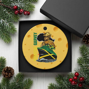 Marcus Garvey Jamaica Pride Ceramic Ornament One God One Aim One Destiny TS12 1pc Yellow Cheese Print Your Wear