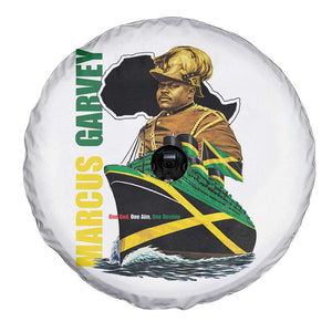 Marcus Garvey Jamaica Pride Spare Tire Cover One God One Aim One Destiny TS12 Print Your Wear