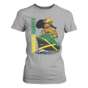 Marcus Garvey Jamaica Pride T Shirt For Women One God One Aim One Destiny TS12 Sport Gray Print Your Wear
