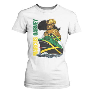 Marcus Garvey Jamaica Pride T Shirt For Women One God One Aim One Destiny TS12 White Print Your Wear