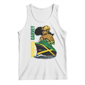 Marcus Garvey Jamaica Pride Tank Top One God One Aim One Destiny TS12 White Print Your Wear
