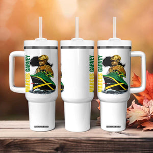 Marcus Garvey Jamaica Pride Tumbler With Handle One God One Aim One Destiny TS12 Print Your Wear