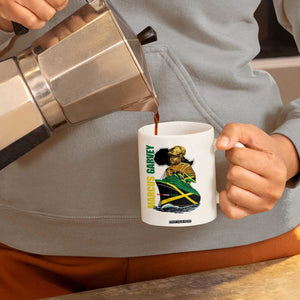 Marcus Garvey Jamaica Pride Coffee Mug One God One Aim One Destiny TS12 Print Your Wear