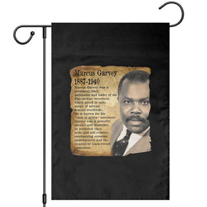 Marcus Garvey Garden Flag Strong Black History Leader TS12 Black Print Your Wear
