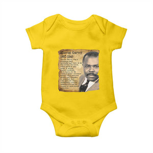 Marcus Garvey Baby Onesie Strong Black History Leader TS12 Daisy Print Your Wear