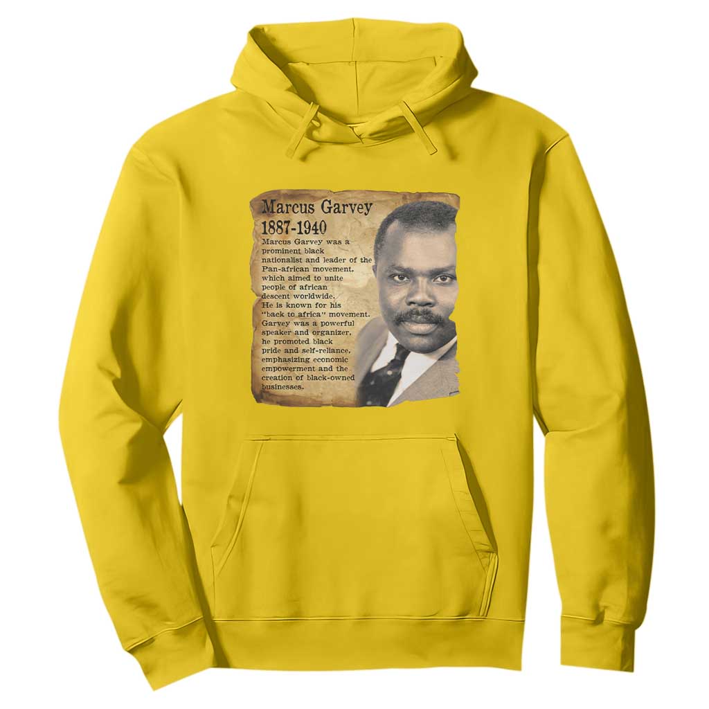 Marcus Garvey Hoodie Strong Black History Leader TS12 Daisy Print Your Wear