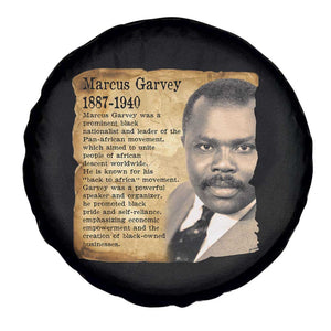 Marcus Garvey Spare Tire Cover Strong Black History Leader TS12 Print Your Wear