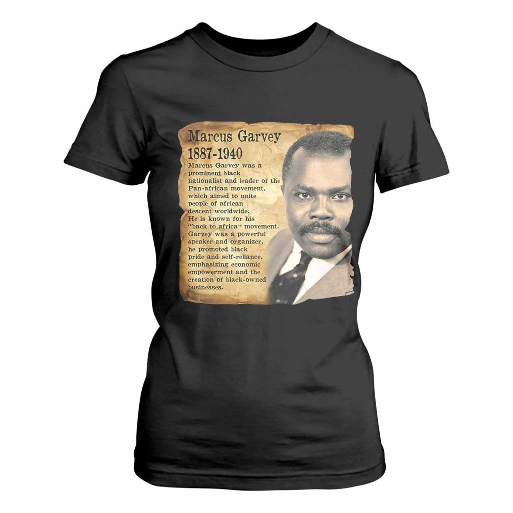 Marcus Garvey T Shirt For Women Strong Black History Leader TS12 Black Print Your Wear