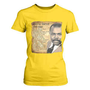 Marcus Garvey T Shirt For Women Strong Black History Leader TS12 Daisy Print Your Wear