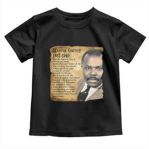 Marcus Garvey Toddler T Shirt Strong Black History Leader TS12 Black Print Your Wear