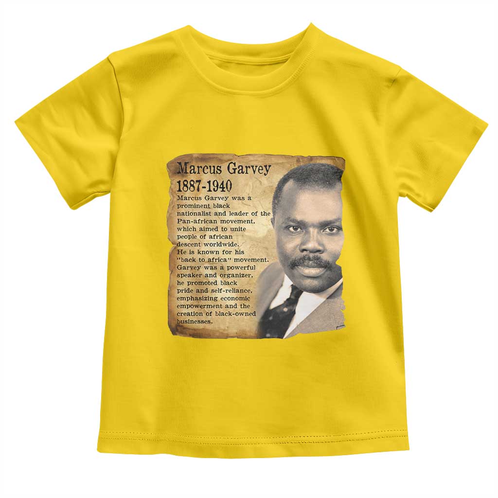 Marcus Garvey Toddler T Shirt Strong Black History Leader TS12 Daisy Print Your Wear