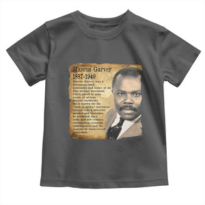 Marcus Garvey Toddler T Shirt Strong Black History Leader TS12 Dark Heather Print Your Wear