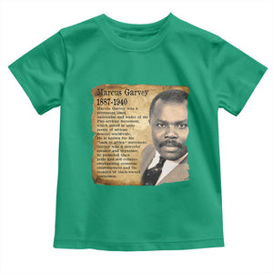 Marcus Garvey Toddler T Shirt Strong Black History Leader TS12 Irish Green Print Your Wear