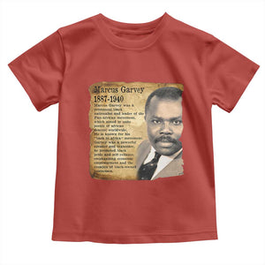 Marcus Garvey Toddler T Shirt Strong Black History Leader TS12 Red Print Your Wear