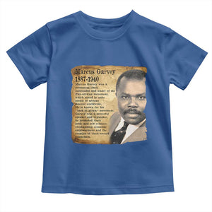 Marcus Garvey Toddler T Shirt Strong Black History Leader TS12 Royal Blue Print Your Wear