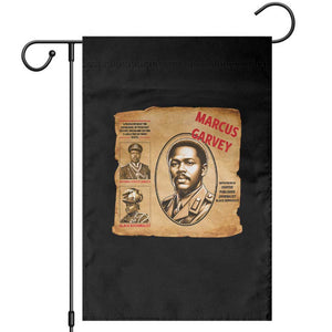 Marcus Garvey Garden Flag First National Hero Of Jamaica Legacy TS12 Black Print Your Wear