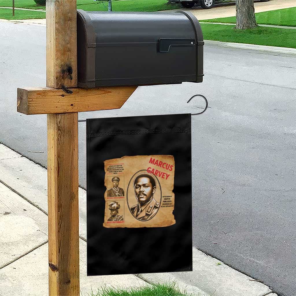 Marcus Garvey Garden Flag First National Hero Of Jamaica Legacy TS12 Print Your Wear