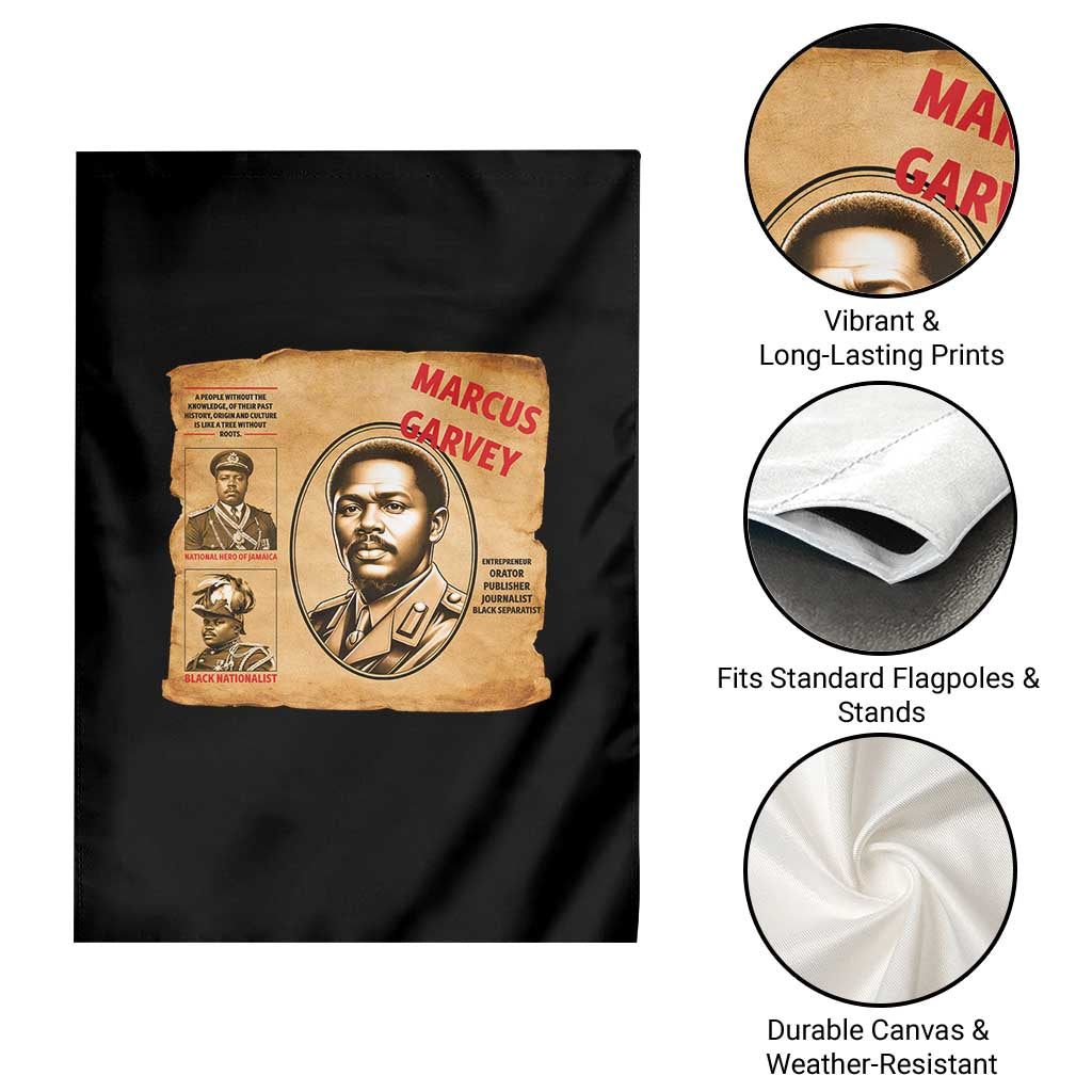 Marcus Garvey Garden Flag First National Hero Of Jamaica Legacy TS12 Print Your Wear