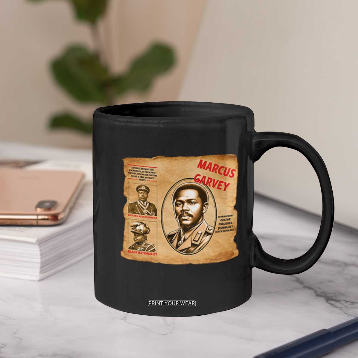 Marcus Garvey Coffee Mug First National Hero Of Jamaica Legacy TS12 Print Your Wear