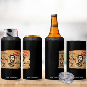 Marcus Garvey 4 in 1 Can Cooler Tumbler First National Hero Of Jamaica Legacy TS12 Print Your Wear