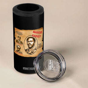 Marcus Garvey 4 in 1 Can Cooler Tumbler First National Hero Of Jamaica Legacy TS12 Print Your Wear