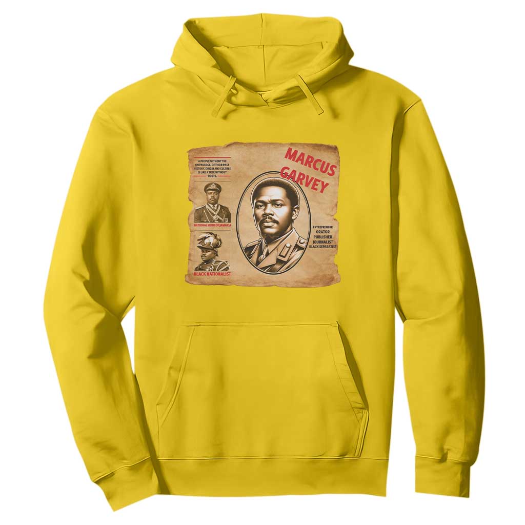 Marcus Garvey Hoodie First National Hero Of Jamaica Legacy TS12 Daisy Print Your Wear