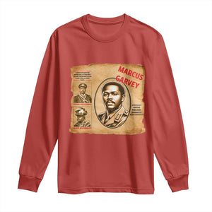 Marcus Garvey Long Sleeve Shirt First National Hero Of Jamaica Legacy TS12 Red Print Your Wear