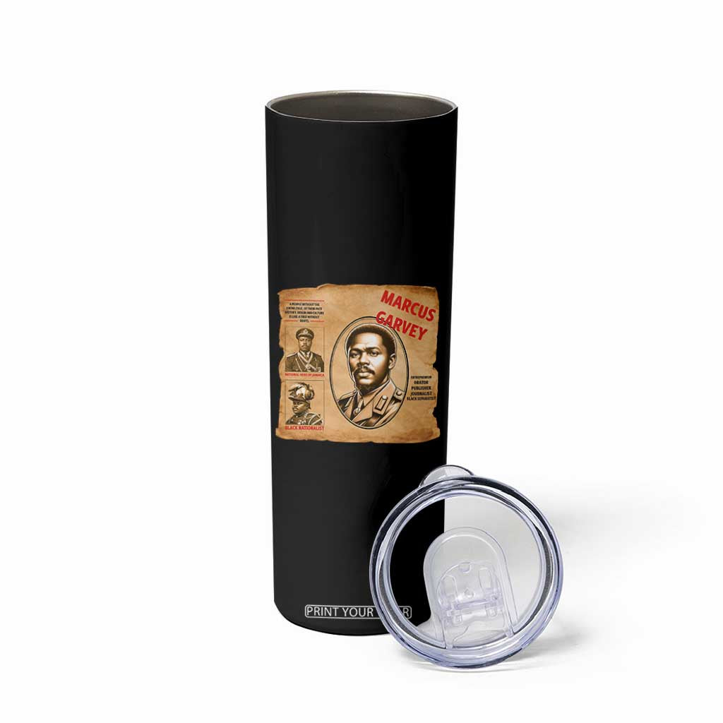 Marcus Garvey Skinny Tumbler First National Hero Of Jamaica Legacy TS12 Print Your Wear