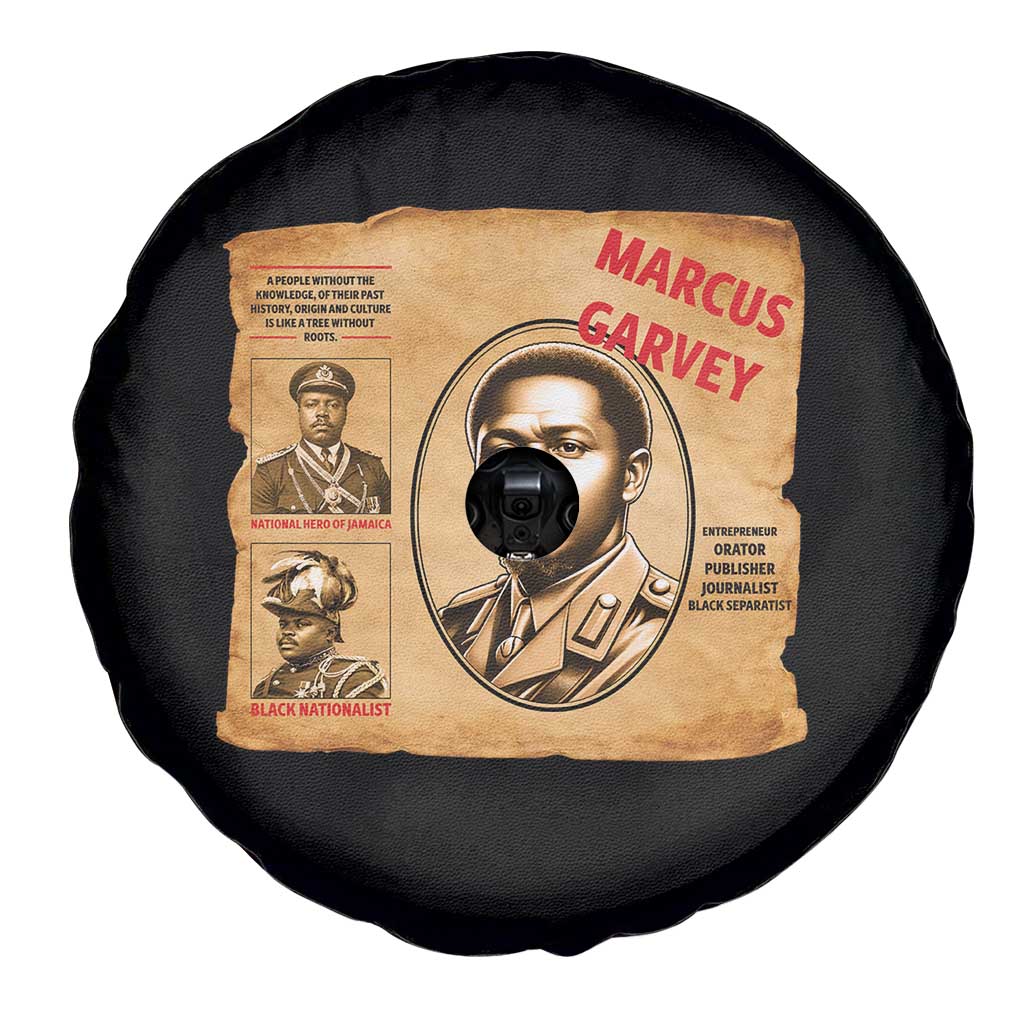 Marcus Garvey Spare Tire Cover First National Hero Of Jamaica Legacy TS12 Print Your Wear