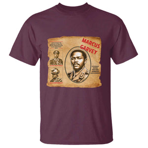 Marcus Garvey T Shirt First National Hero Of Jamaica Legacy TS12 Maroon Print Your Wear