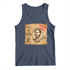 Marcus Garvey Tank Top First National Hero Of Jamaica Legacy TS12 Navy Print Your Wear