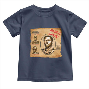 Marcus Garvey Toddler T Shirt First National Hero Of Jamaica Legacy TS12 Navy Print Your Wear