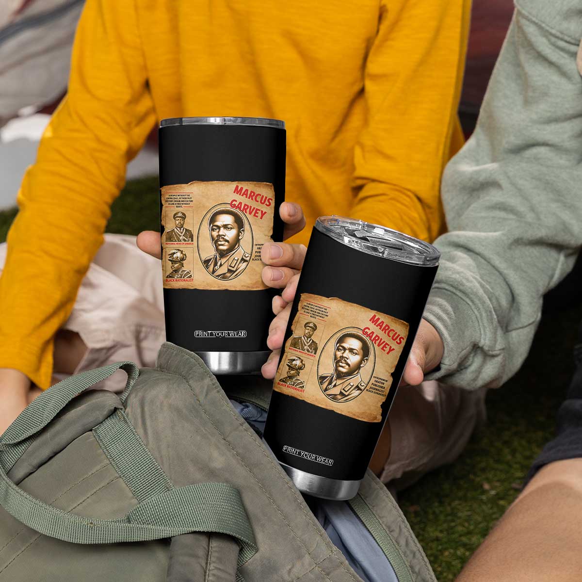 Marcus Garvey Tumbler Cup First National Hero Of Jamaica Legacy TS12 Print Your Wear