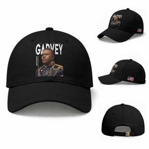 Vintage Black History Hero Marcus Garvey Baseball Cap Black Pride TS12 Baseball Cap Universal Fit Black Print Your Wear