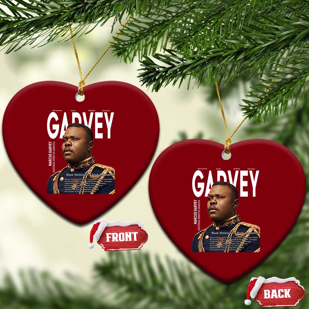 Vintage Black History Hero Marcus Garvey Ceramic Ornament Black Pride TS12 Print Your Wear