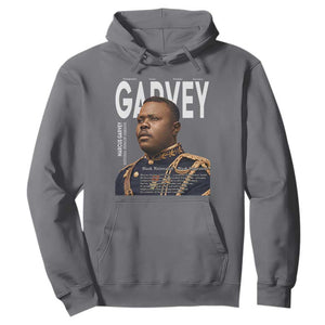 Vintage Black History Hero Marcus Garvey Hoodie Black Pride TS12 Charcoal Print Your Wear