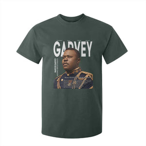 Vintage Black History Hero Marcus Garvey T Shirt For Kid Black Pride TS12 Dark Forest Green Print Your Wear