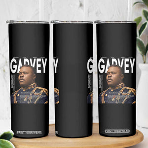 Vintage Black History Hero Marcus Garvey Skinny Tumbler Black Pride TS12 Print Your Wear