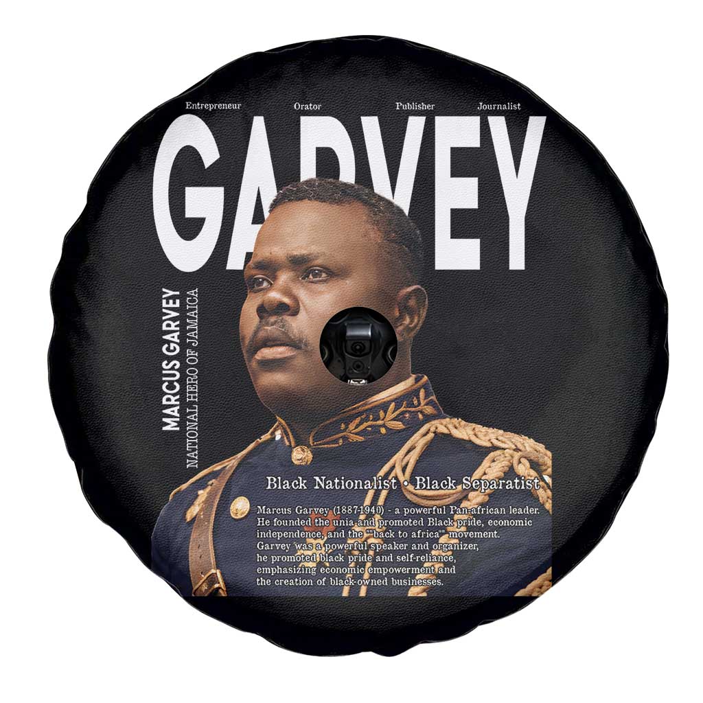 Vintage Black History Hero Marcus Garvey Spare Tire Cover Black Pride TS12 Print Your Wear