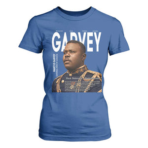 Vintage Black History Hero Marcus Garvey T Shirt For Women Black Pride TS12 Royal Blue Print Your Wear