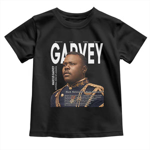 Vintage Black History Hero Marcus Garvey Toddler T Shirt Black Pride TS12 Black Print Your Wear